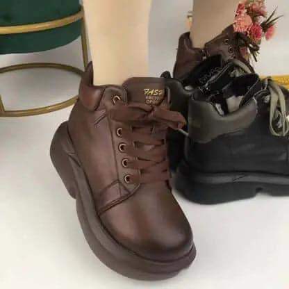 100-cuero-autenticobotas-cortas-de-lana MxZap