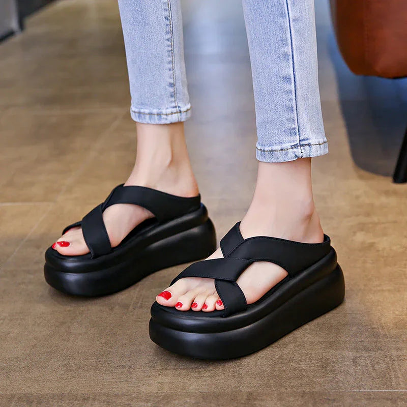 Sandalias con aumento de altura