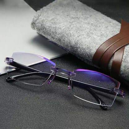 2024 nuevas gafas anti-luz azul con corte de borde sin montura - MxZap
