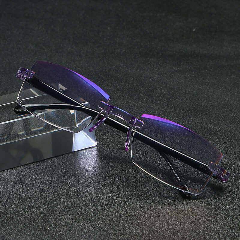 2024 nuevas gafas anti-luz azul con corte de borde sin montura - MxZap