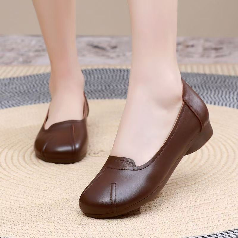 Zapatos cómodos de cuero
