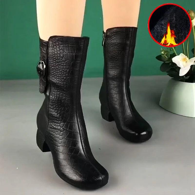 Botas de media pantorrilla estampadas - MxZap