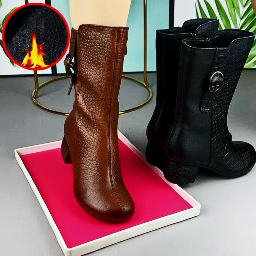 Botas de media pantorrilla estampadas - MxZap