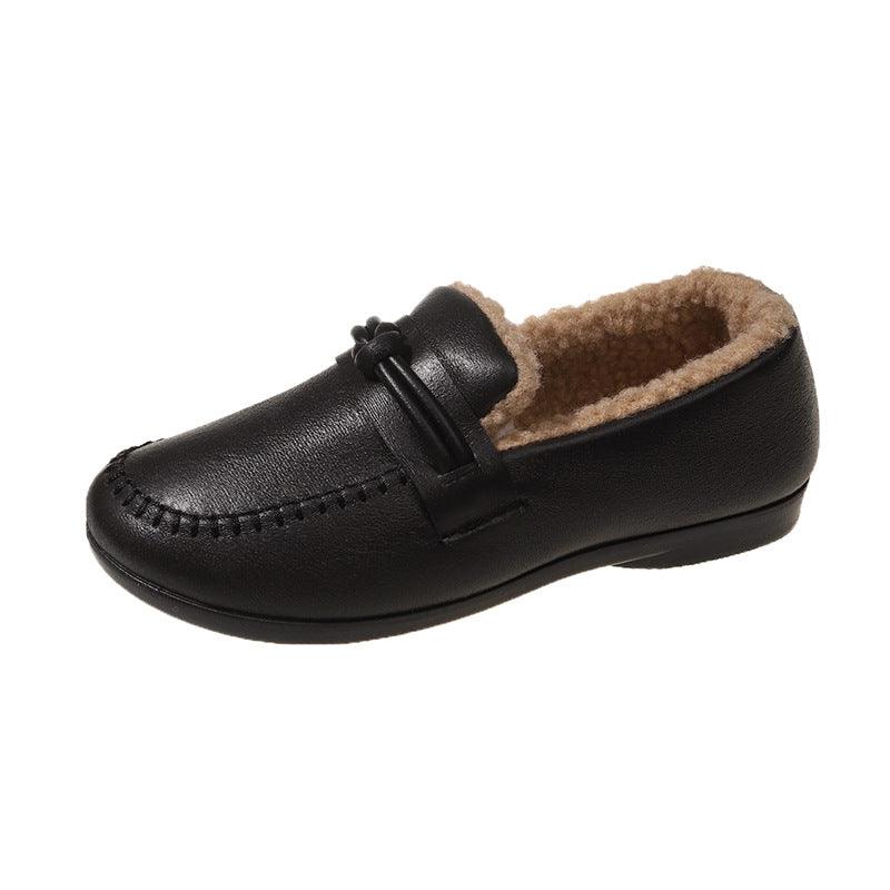 Zapatos de algodón de piel femenina - MxZap