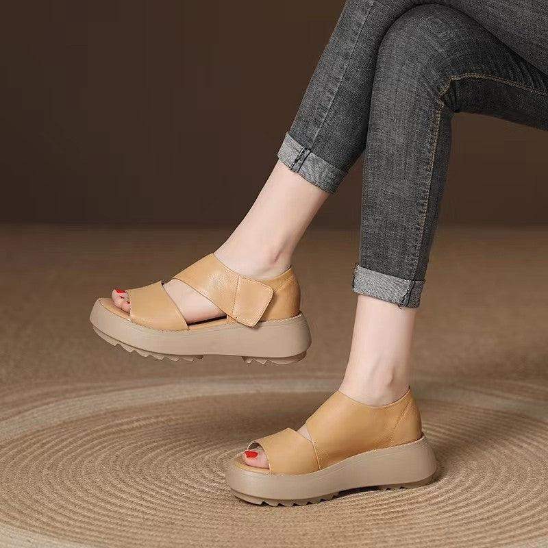 Sandalias vintage suela gruesa - MxZap
