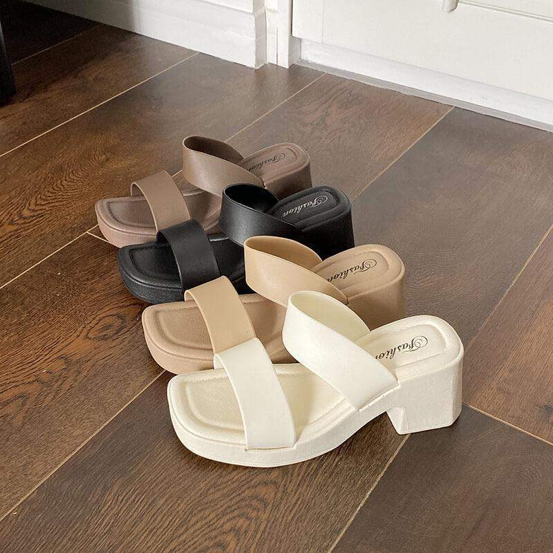 sandalias de plataforma - MxZap
