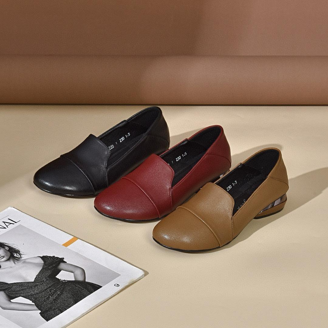 Zapatos planos mujer piel - MxZap
