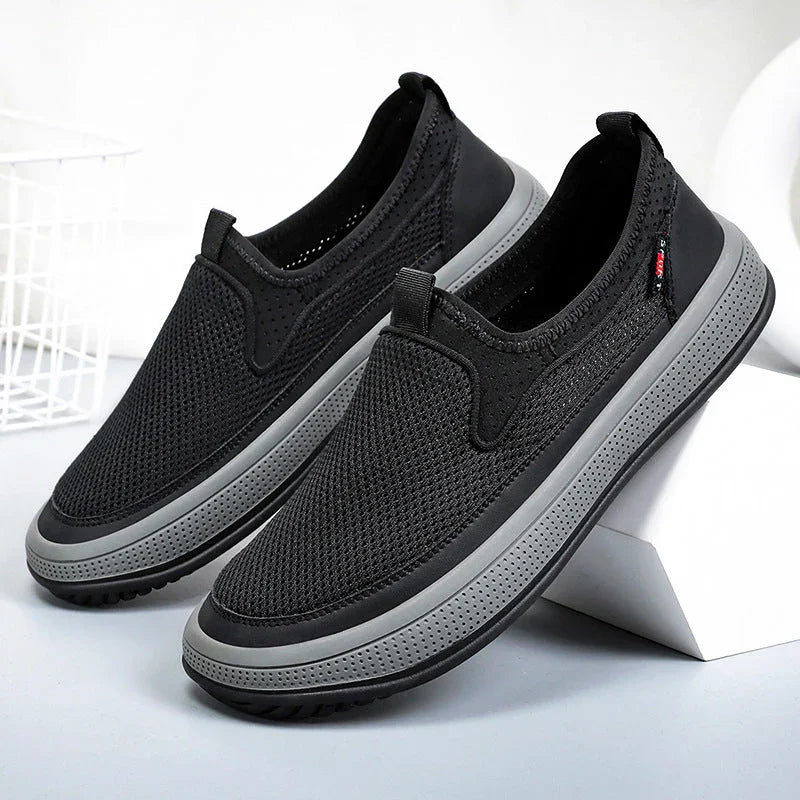 Zapatos 2025 nuevos zapatos de tela para hombres en verano