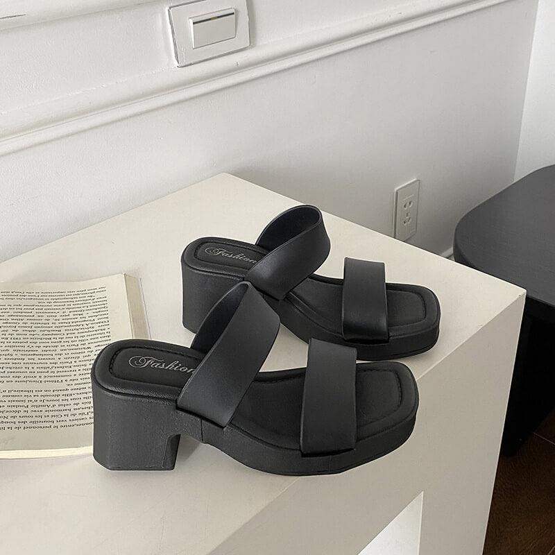 sandalias de plataforma - MxZap