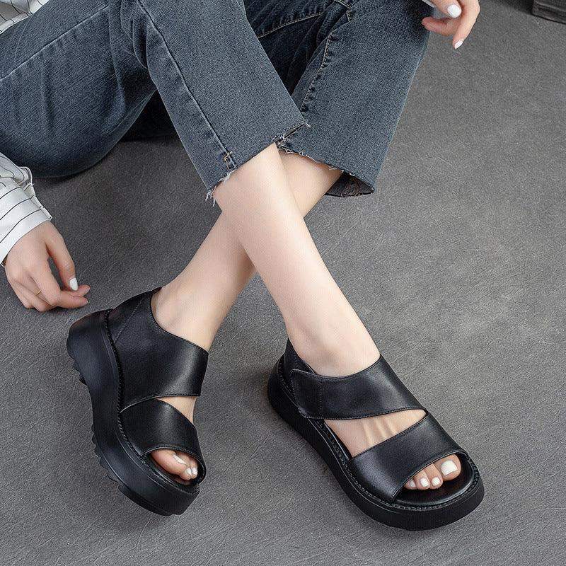 Sandalias vintage suela gruesa - MxZap
