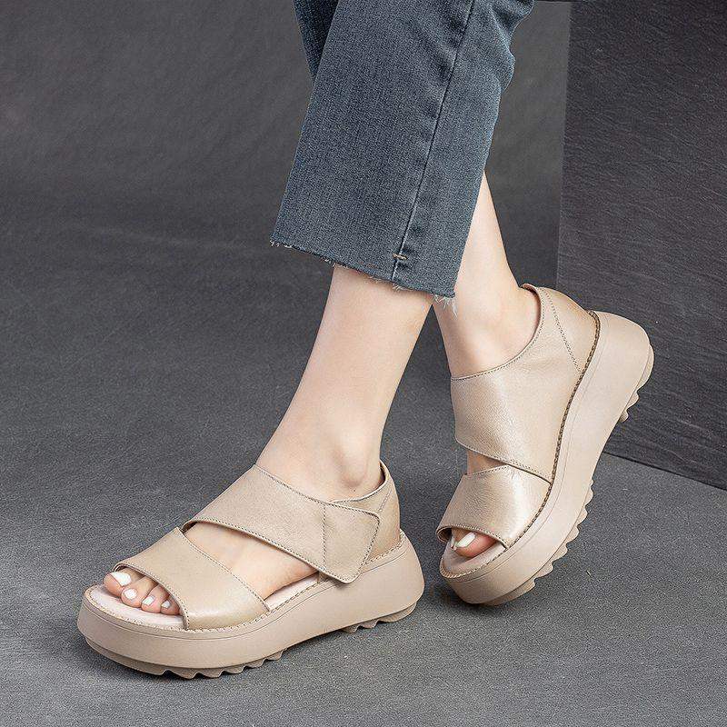 Sandalias vintage suela gruesa - MxZap
