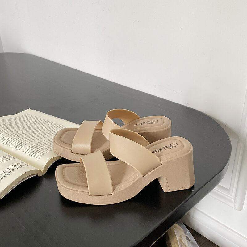 sandalias de plataforma - MxZap