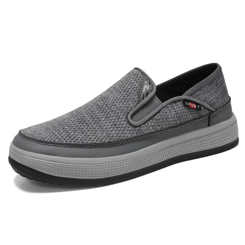 Zapatos 2025 nuevos zapatos de tela para hombres en verano