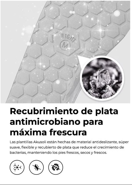 2 pares de regalos: plantillas de masaje magnético