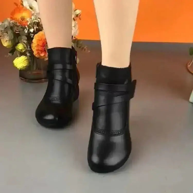 botas cortas retro grueso MxZap