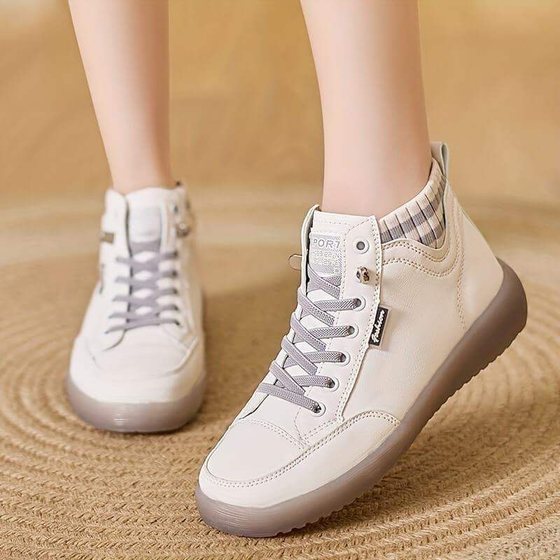 Botas de moda de color sólido para mujer - MxZap