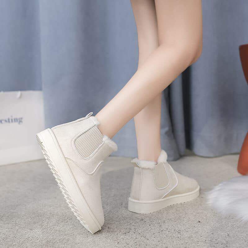 botas de nieve de lana para mujer - MxZap