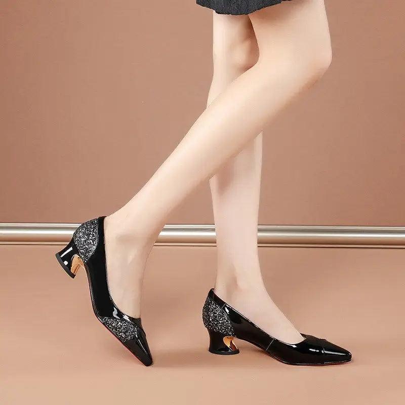tacones de cristal
