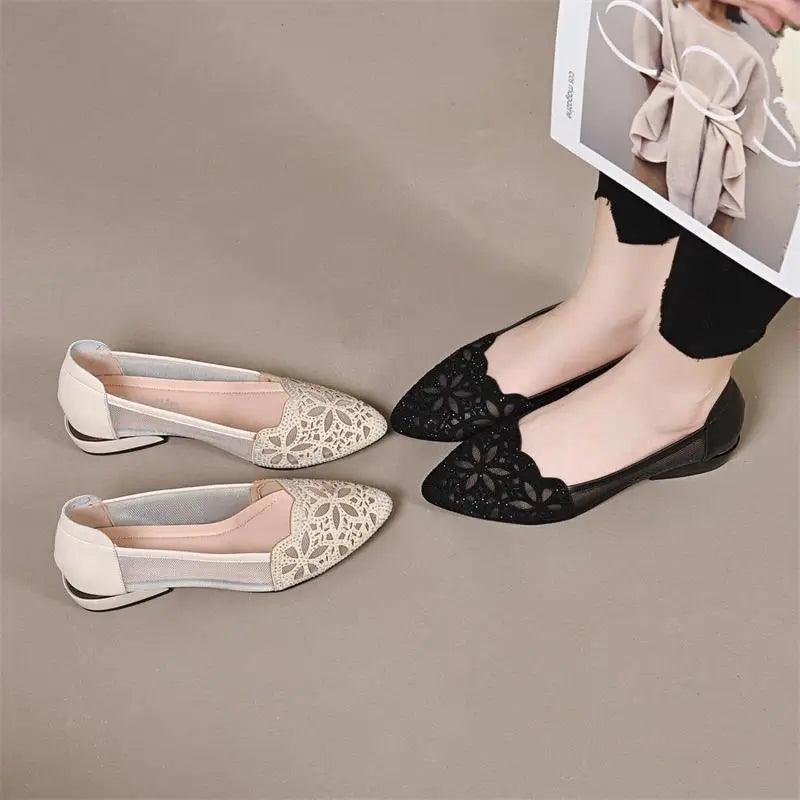 sandalias huecas