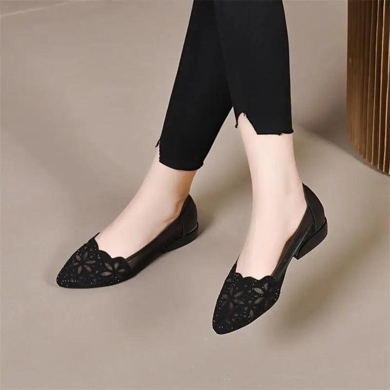 sandalias huecas