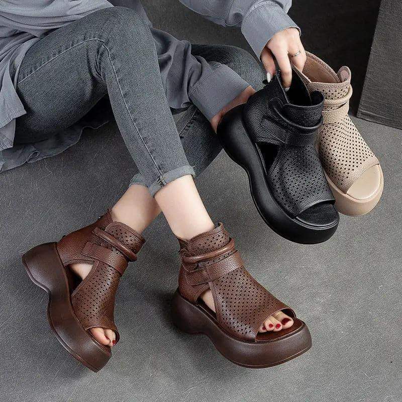 sandalias con agujeros huecos - MxZap