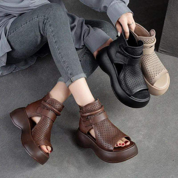 sandalias con agujeros huecos - MxZap