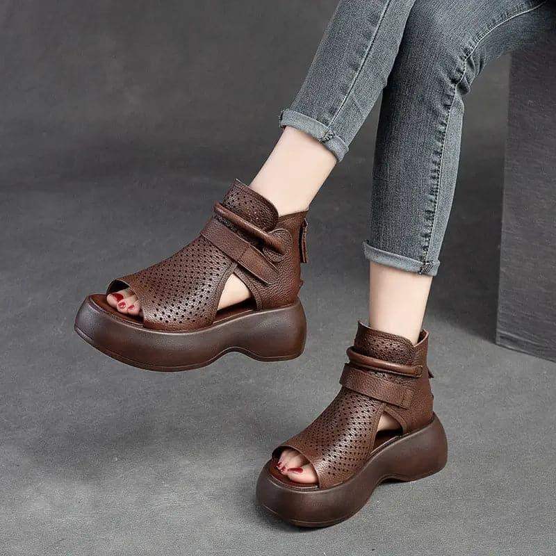 sandalias con agujeros huecos - MxZap
