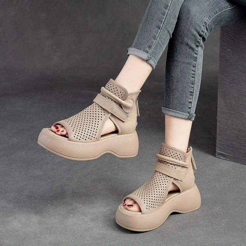 sandalias con agujeros huecos - MxZap