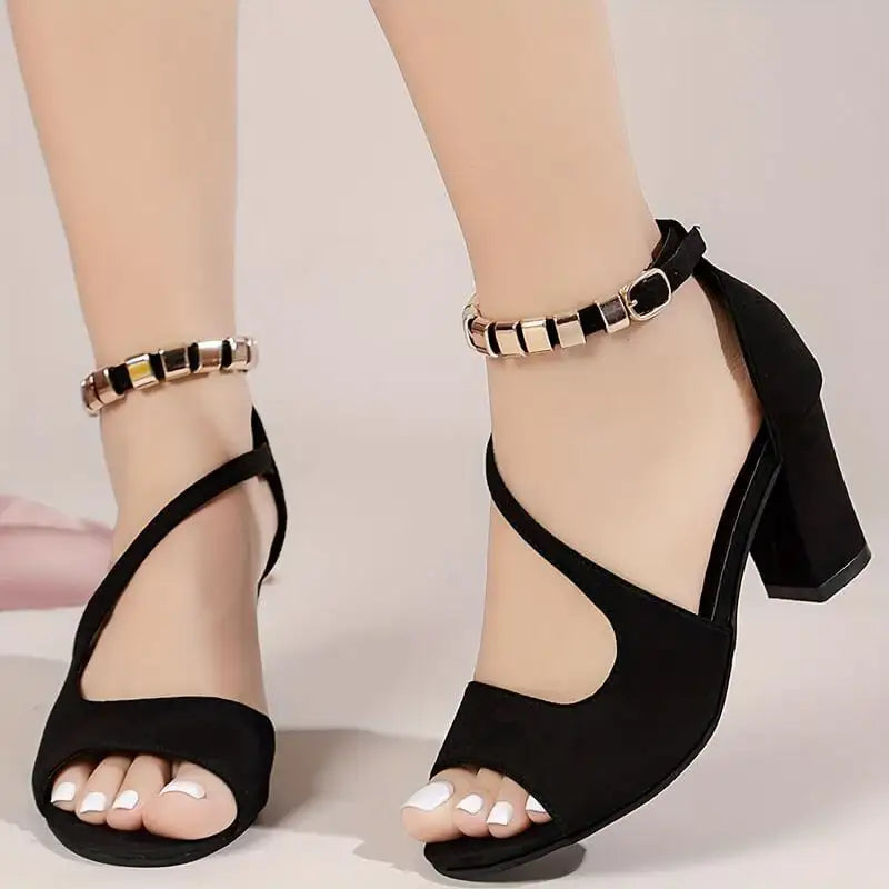 sandalias con punta abierta - MxZap