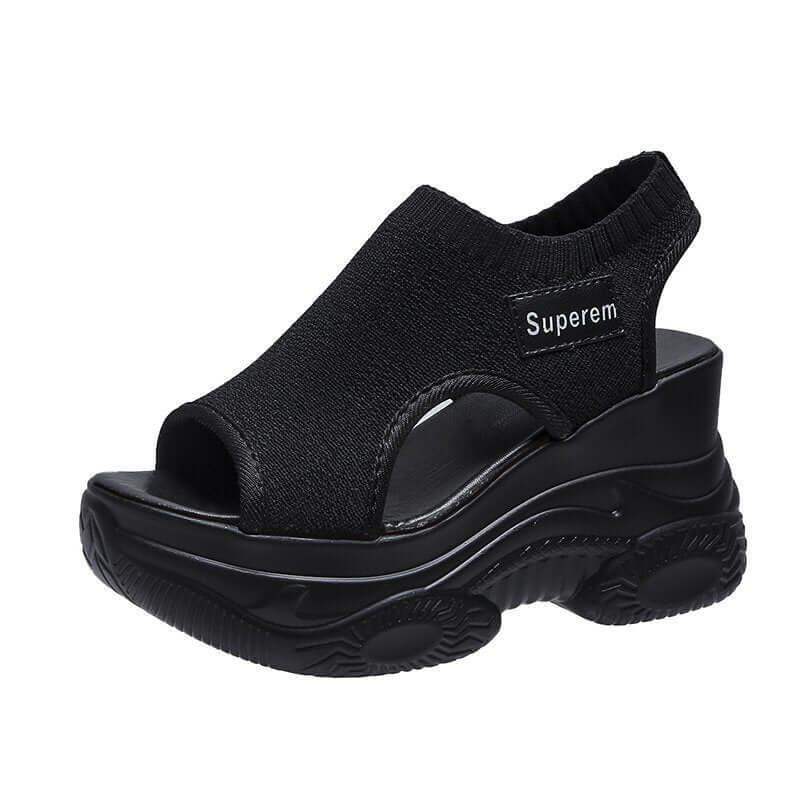 sandalias-de-plataforma-de-tejido-de-punto - MxZap