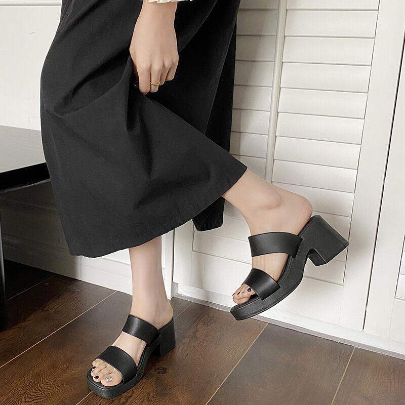 sandalias de plataforma - MxZap