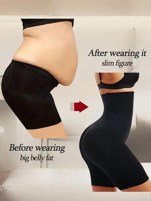 Shorts moldeadores de cintura alta sin costuras lisos - MxZap