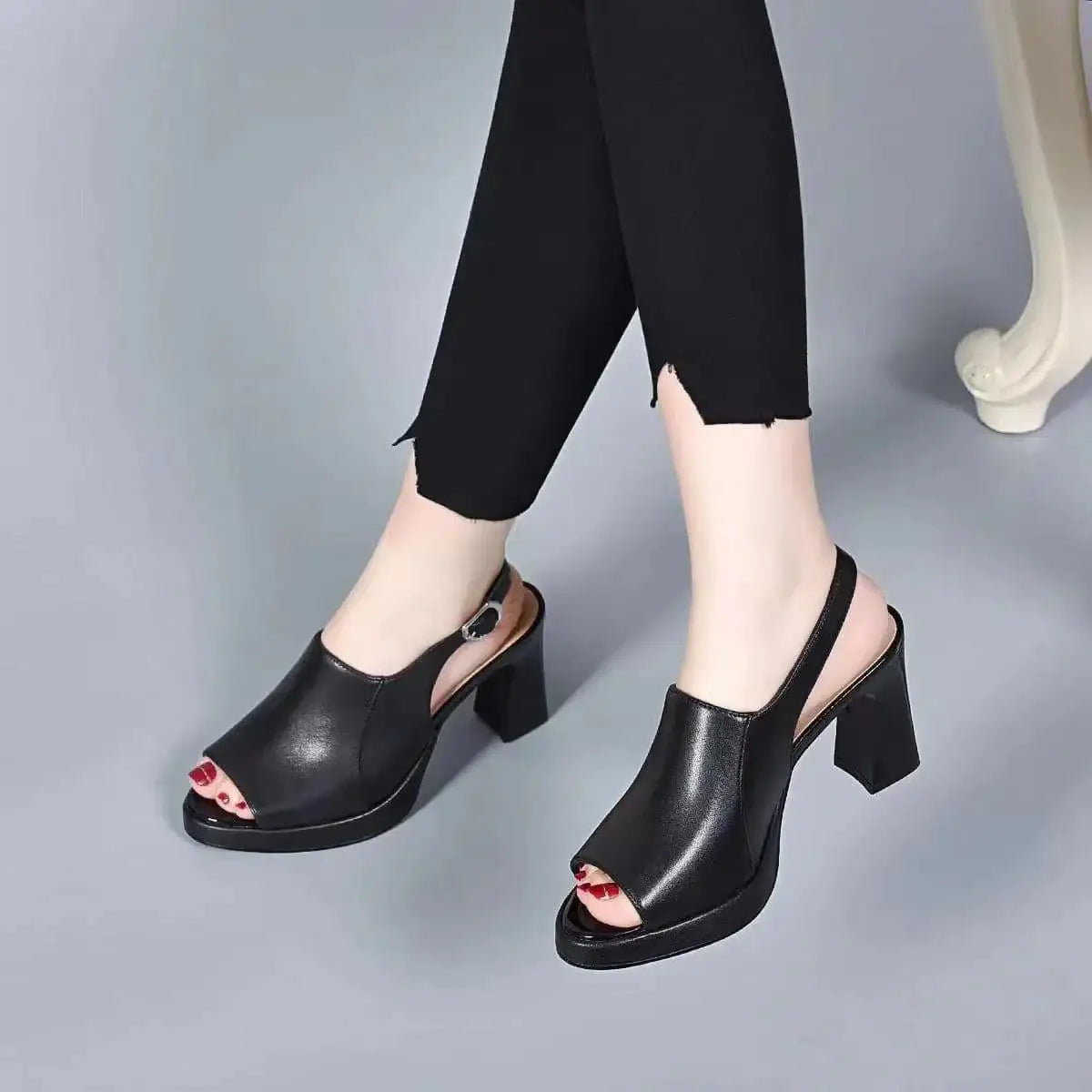 tacones altos boca pez - MxZap