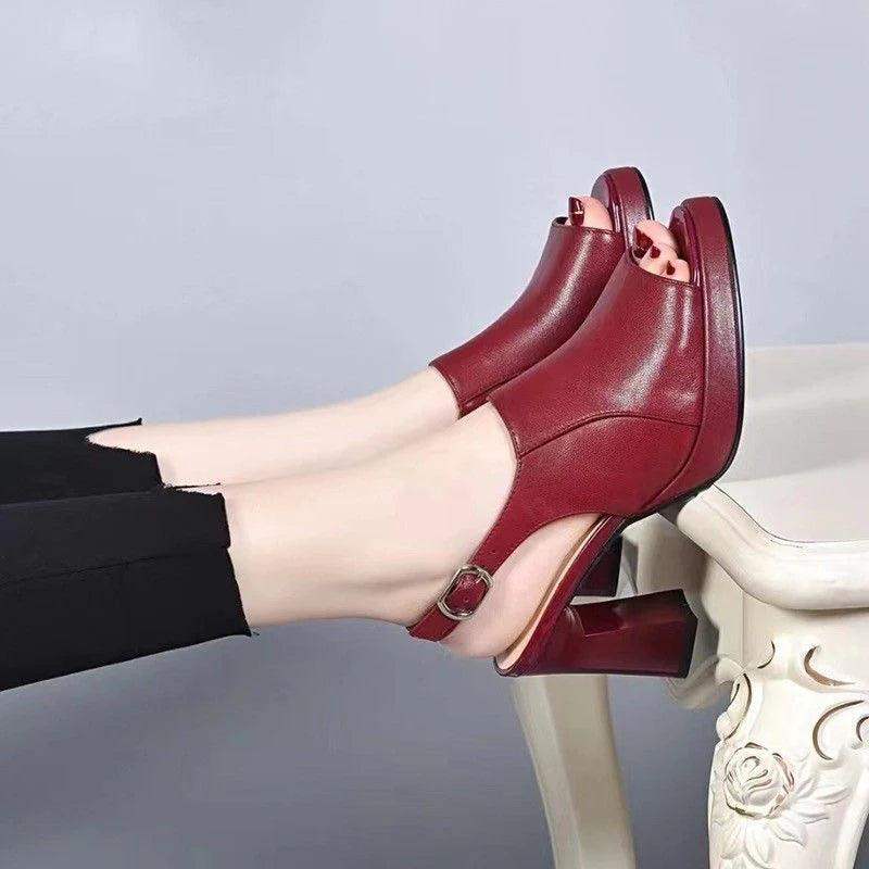 tacones altos boca pez - MxZap