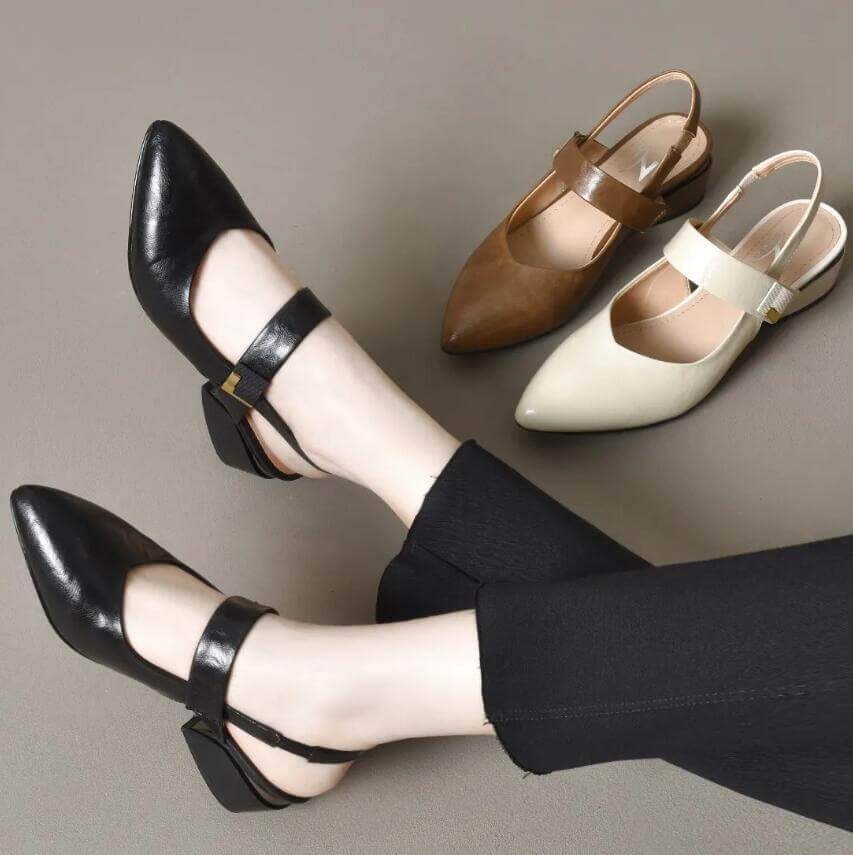 Tacones altos con pico hueco y puntiagudo - MxZap