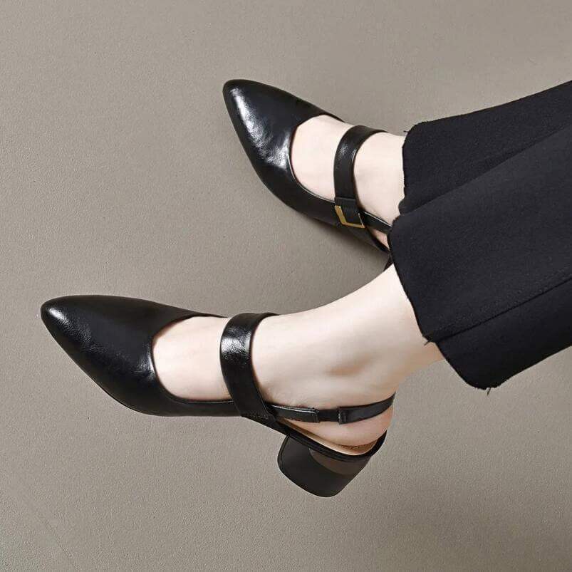 Tacones altos con pico hueco y puntiagudo - MxZap