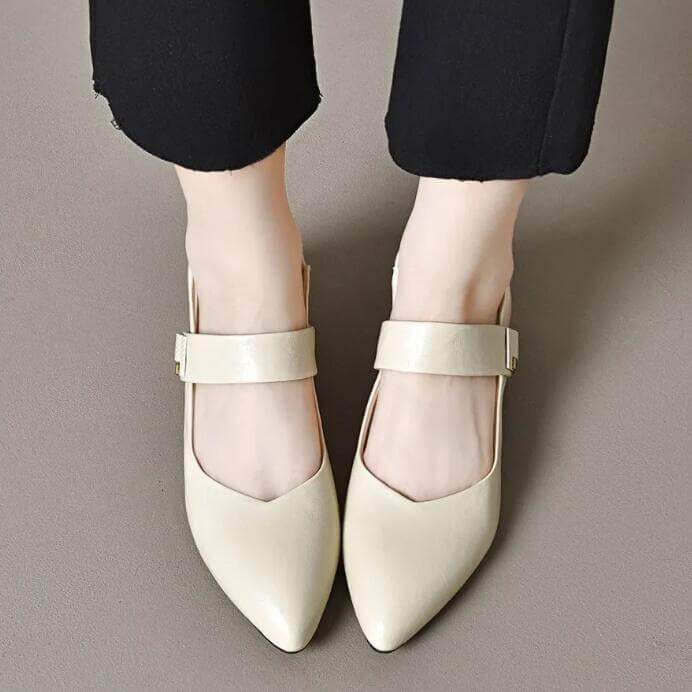 Tacones altos con pico hueco y puntiagudo - MxZap