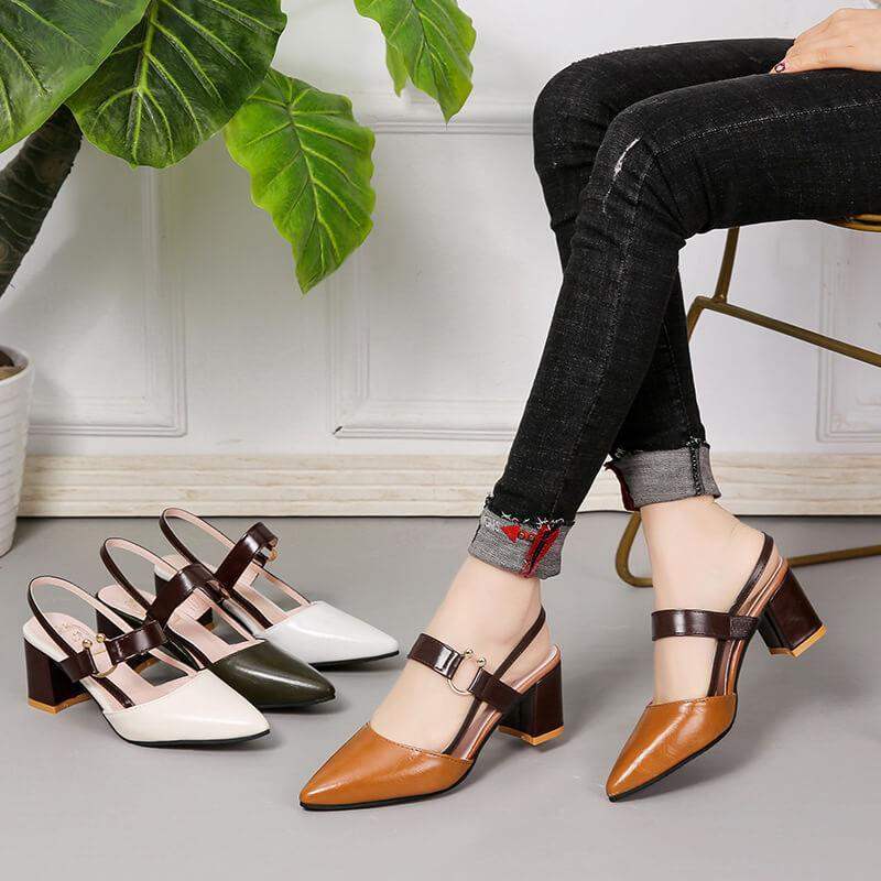 tacones altos con punta puntiaguda - MxZap