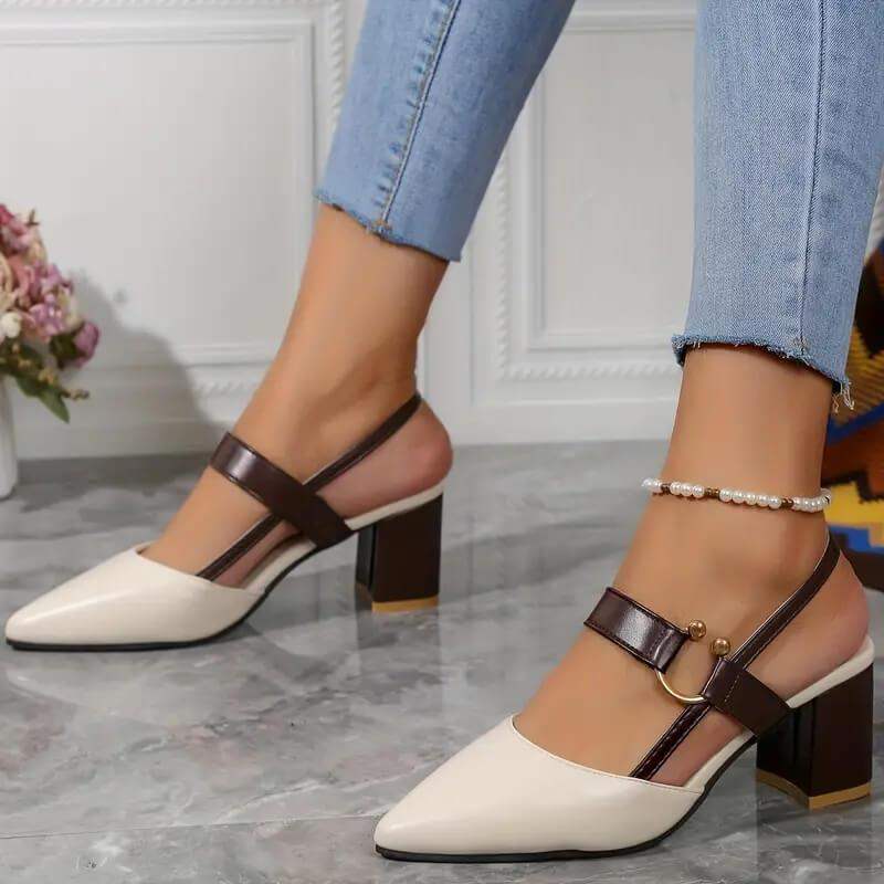 tacones altos con punta puntiaguda - MxZap