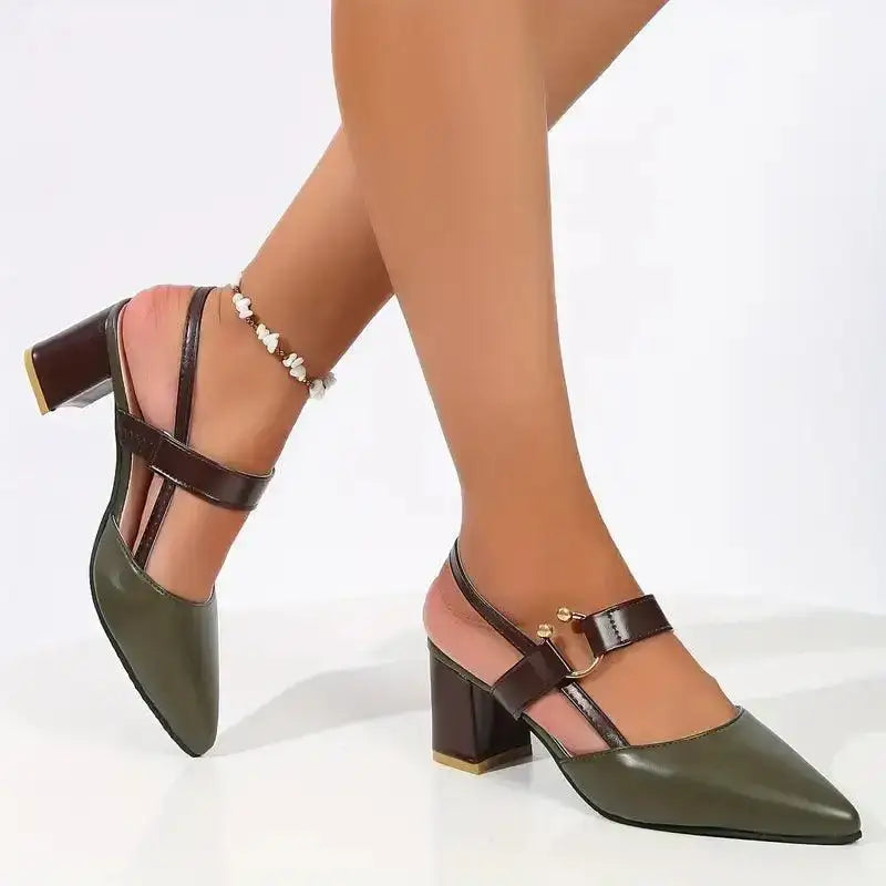 tacones altos con punta puntiaguda - MxZap