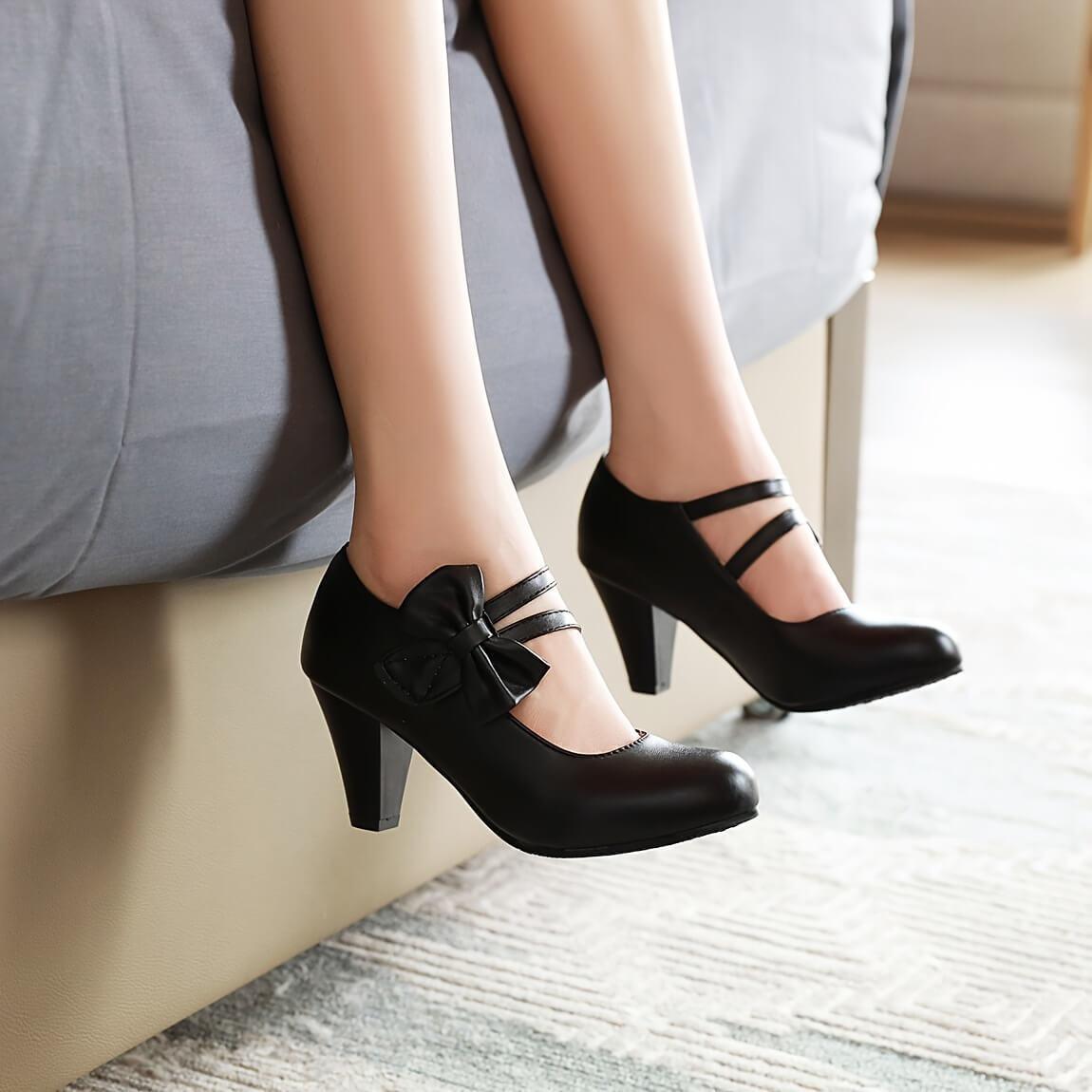 Tacones con lazo - MxZap