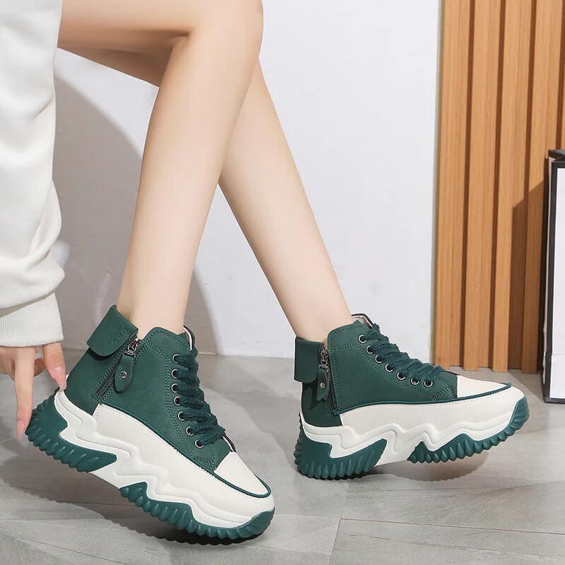 zapatillas altas con suela gruesa - MxZap