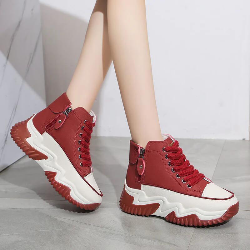 zapatillas altas con suela gruesa - MxZap