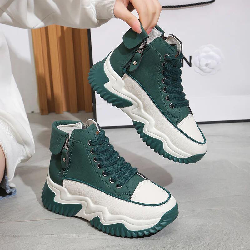 zapatillas altas con suela gruesa - MxZap