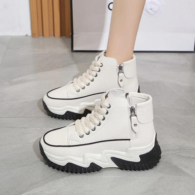 zapatillas altas con suela gruesa - MxZap