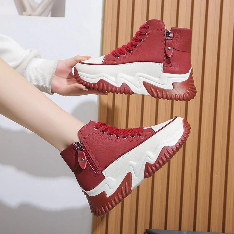 zapatillas altas con suela gruesa - MxZap