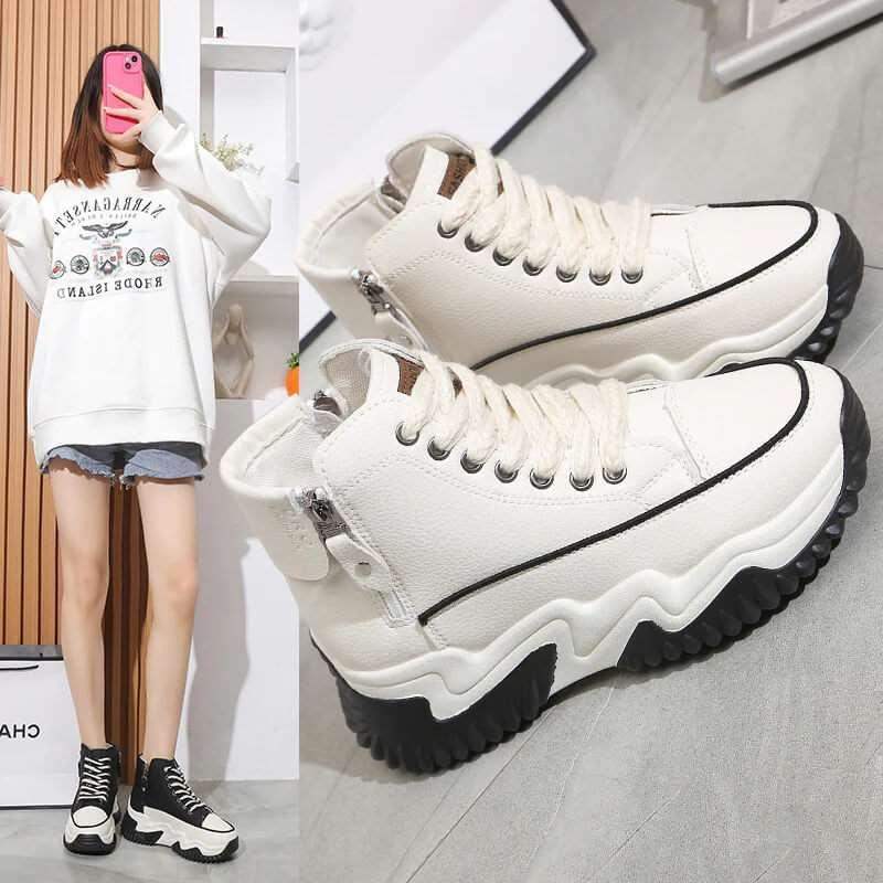 zapatillas altas con suela gruesa