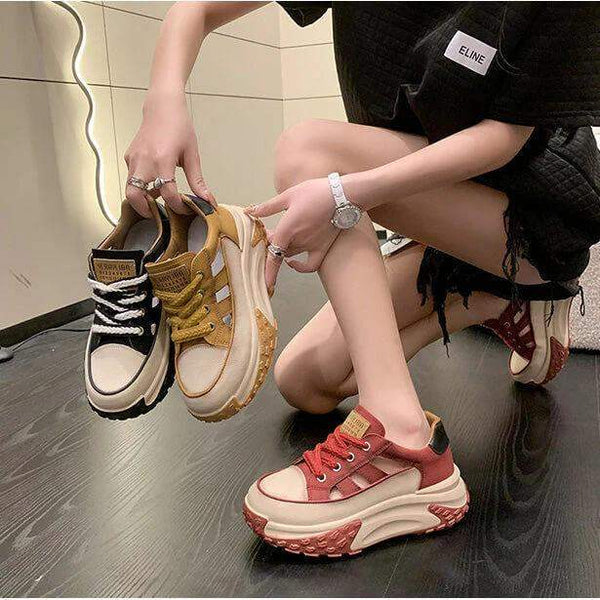 Zapatillas con plataforma hueca - MxZap