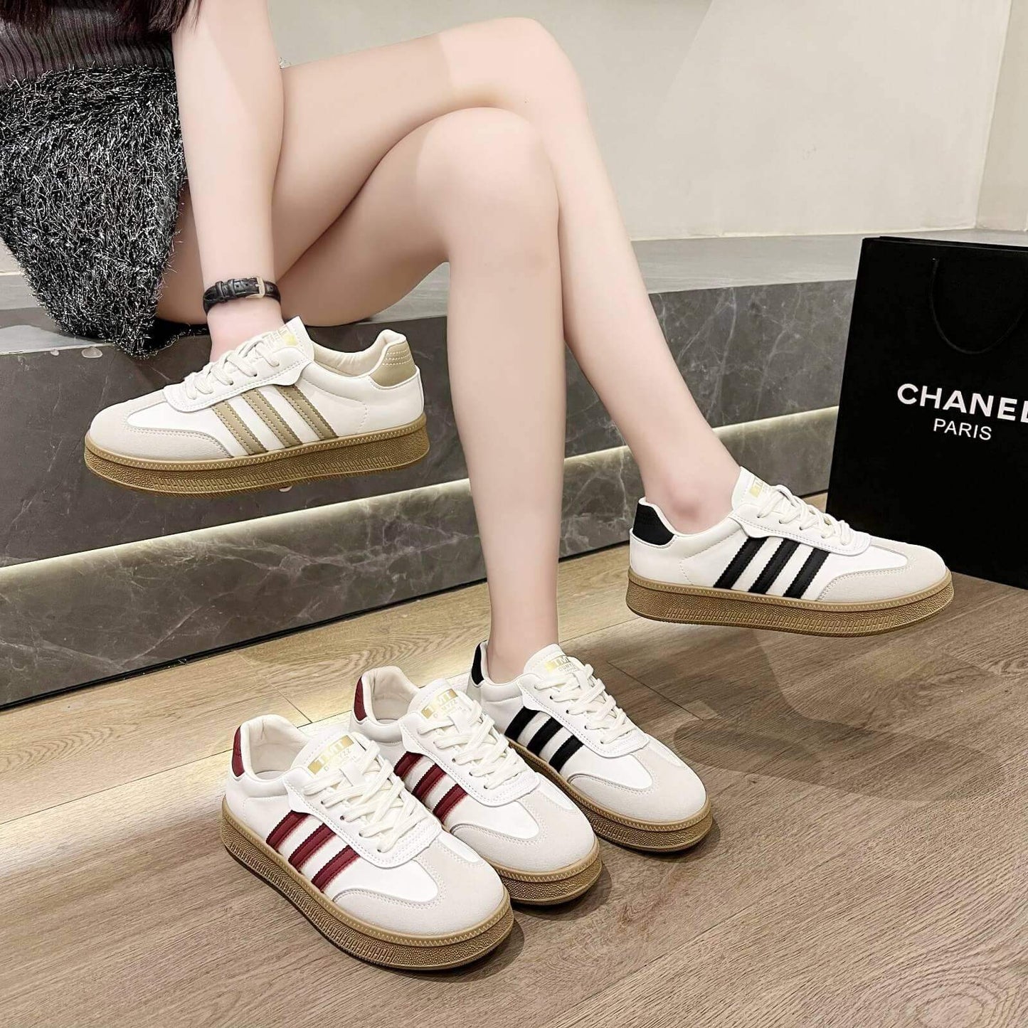 zapatillas deporte corte diagonal - MxZap