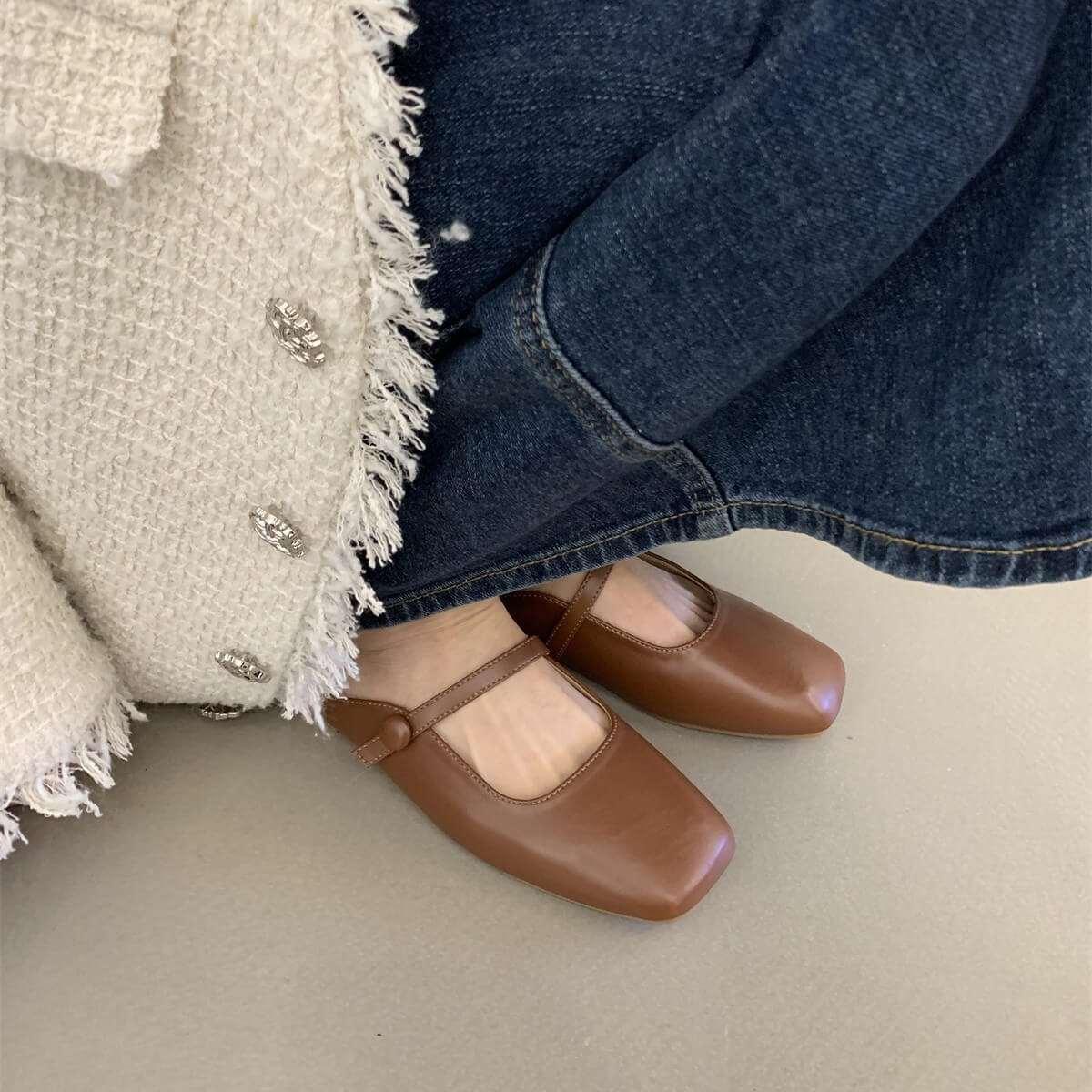zapatos de punta de mujer